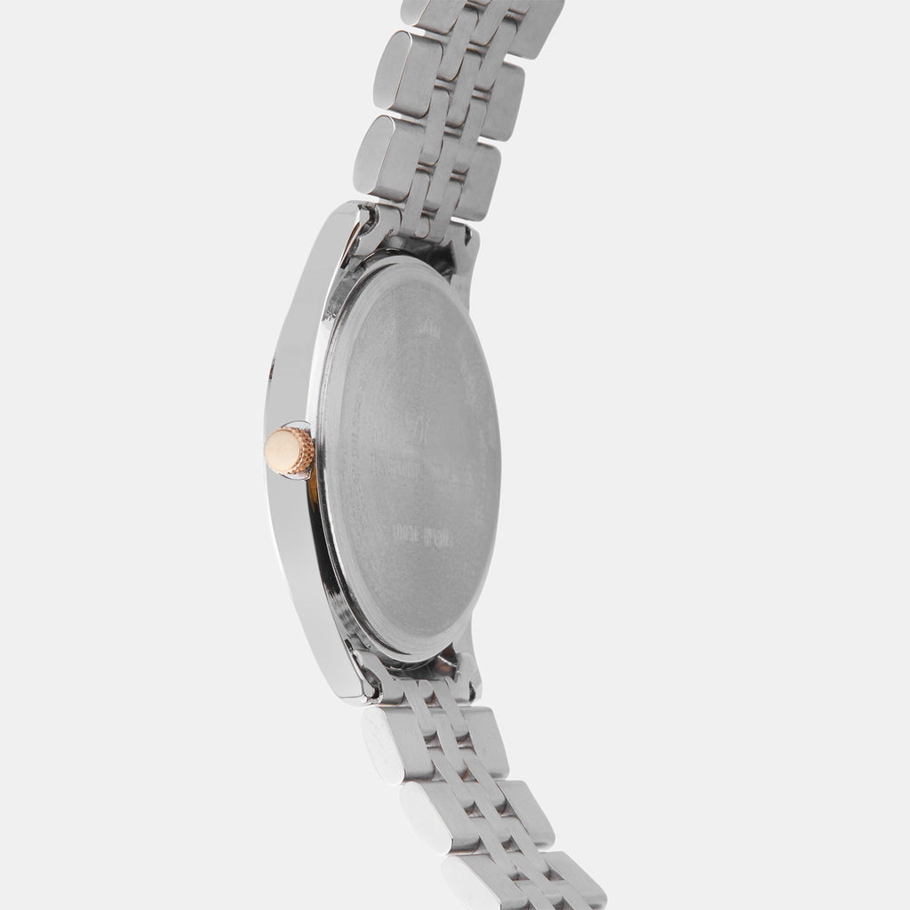 Darren Clark Men Round Silver watch