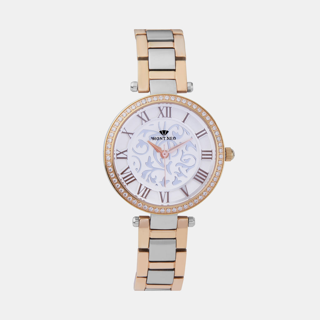 Mont Neo Round Silver Analog watch
