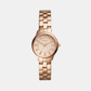 Modern Sophisticate Women Quartz Rose Gold Dial Analog Stainless Steel Watch BQ1571