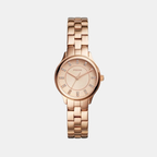Modern Sophisticate Women Quartz Rose Gold Dial Analog Stainless Steel Watch BQ1571