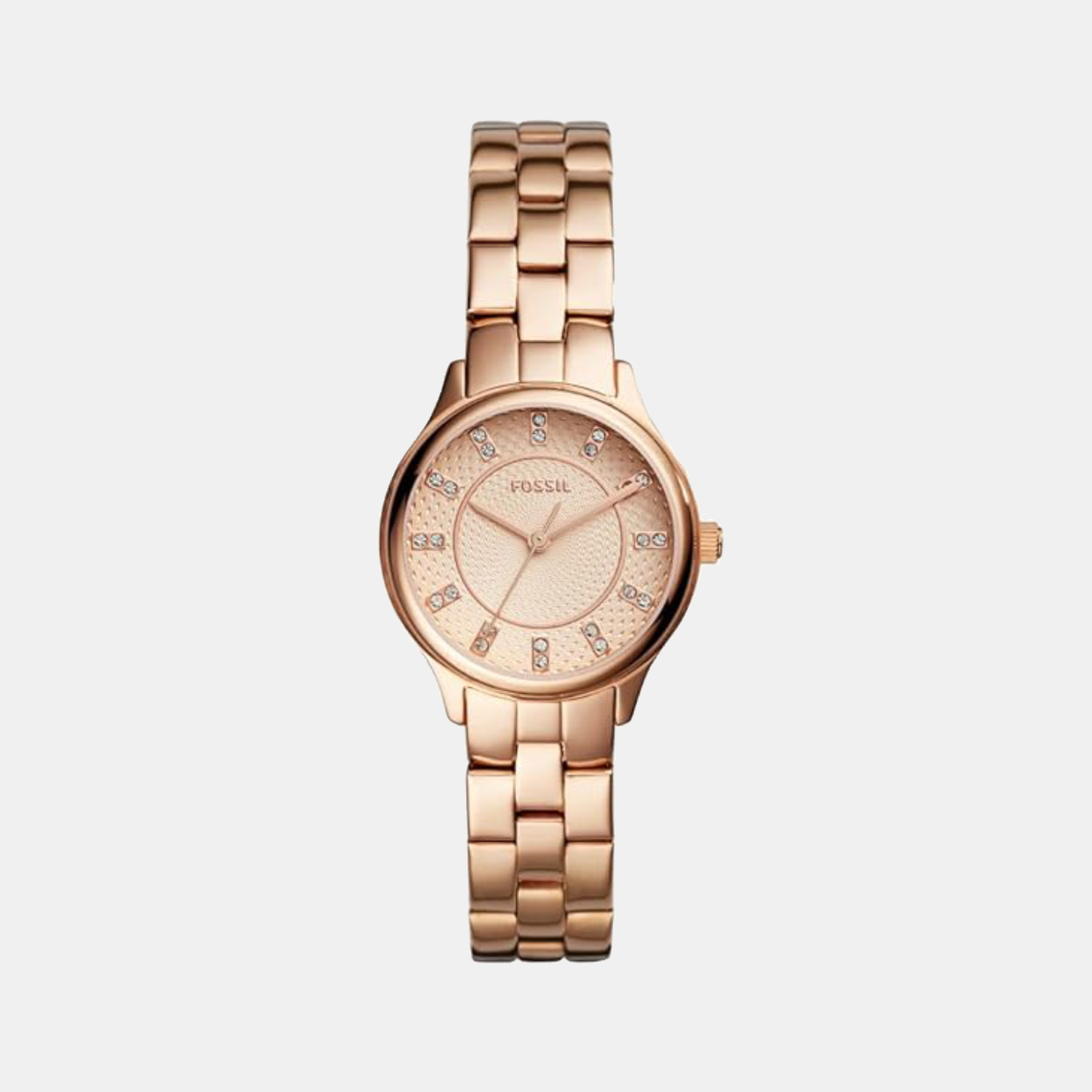 Modern Sophisticate Women Quartz Rose Gold Dial Analog Stainless Steel Watch BQ1571