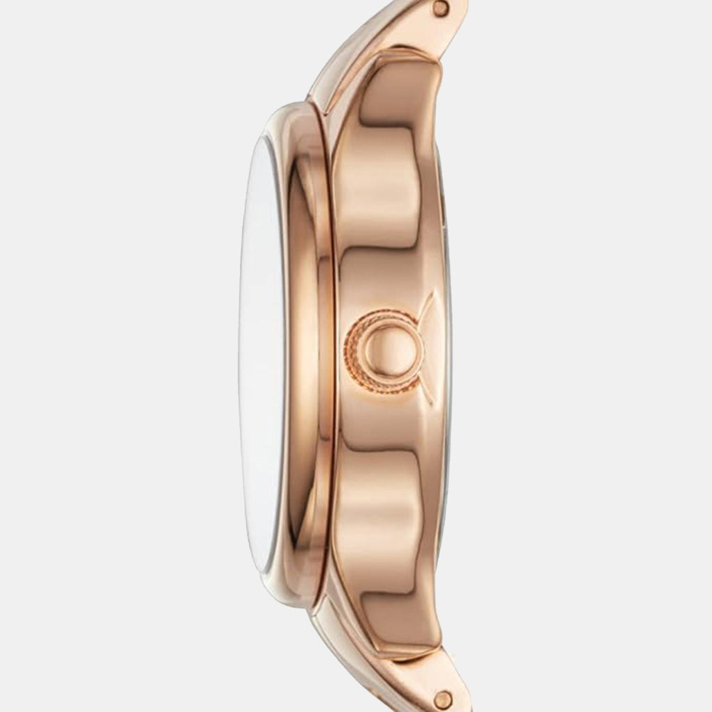 Modern Sophisticate Women Quartz Pink Dial Analog Stainless Steel Watch BQ1571