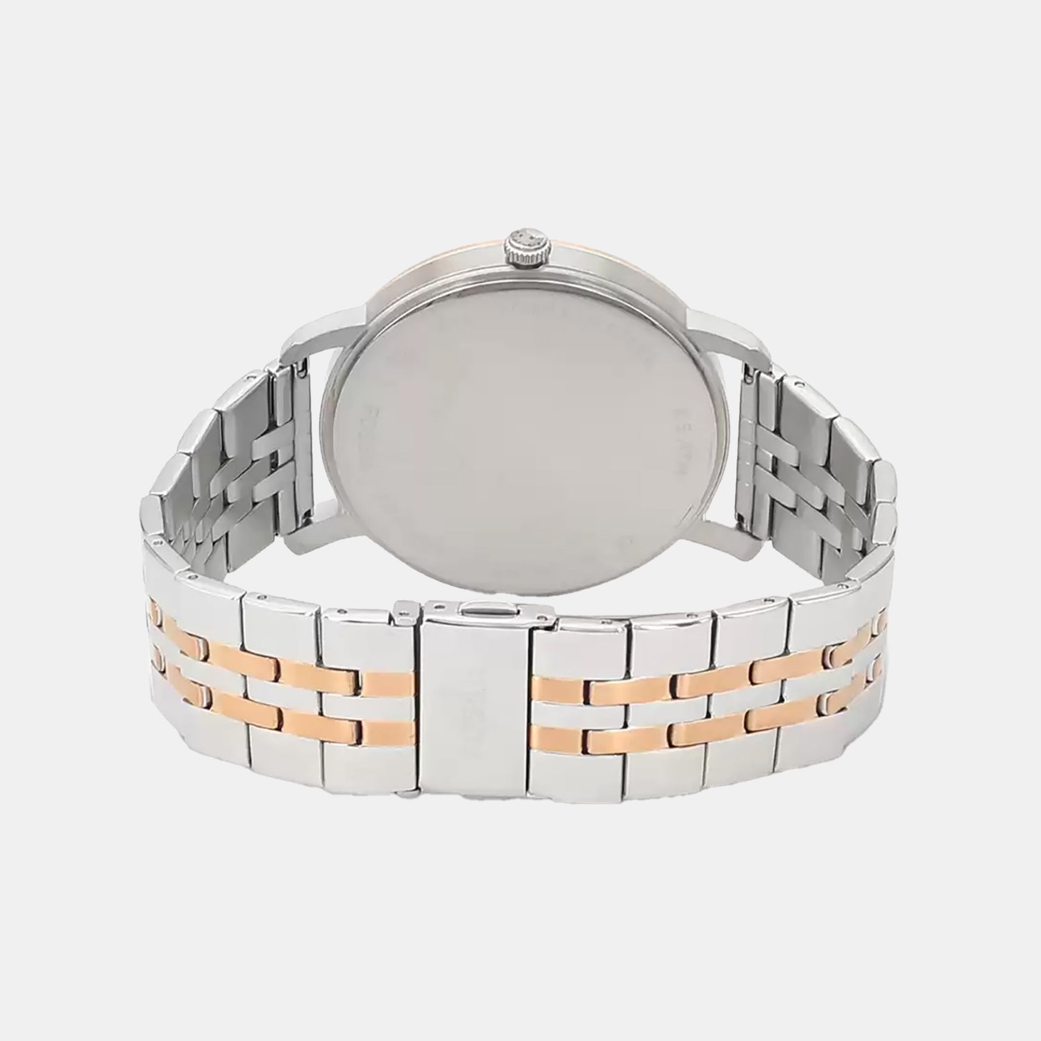 Luther Men Quartz Silver Dial Analog Stainless Steel Watch BQ2417