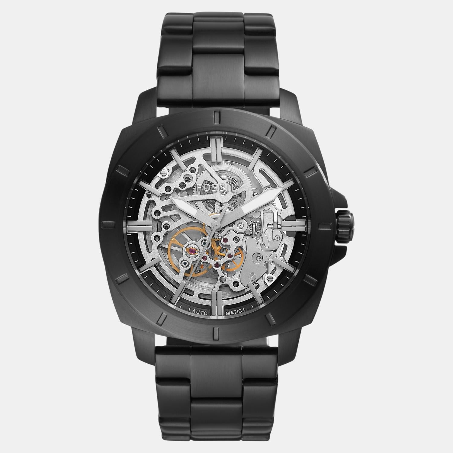 Privateer Sport Men Automatic Clear Dial Analog Stainless Steel Watch BQ2426