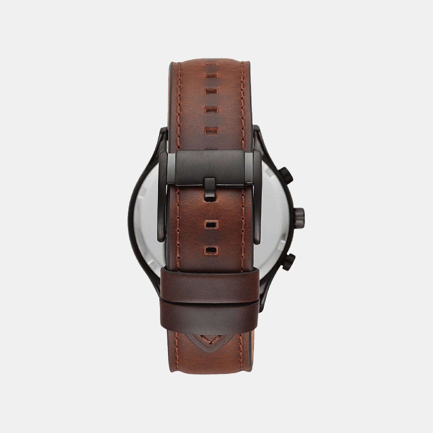 Fenmore Men Quartz Black Dial Chronograph Leather Watch BQ2453