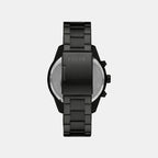 Brox Men Quartz Black Dial Chronograph Stainless Steel Watch BQ2532