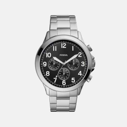 Male Black Chronograph Stainless Steel Watch BQ2541I