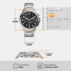 Fossil Stainless Steel Black watch