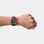 Evanston Couple Quartz Black Dial Multi-Function Stainless Steel Watch BQ2645SET