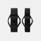 Couple Quartz Black Dial Multi-Function Stainless Steel Watch BQ2645SET