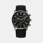Sullivan Men Quartz Black Dial Chronograph Silicone Watch BQ2746