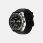Sullivan Men Quartz Black Dial Chronograph Silicone Watch BQ2746