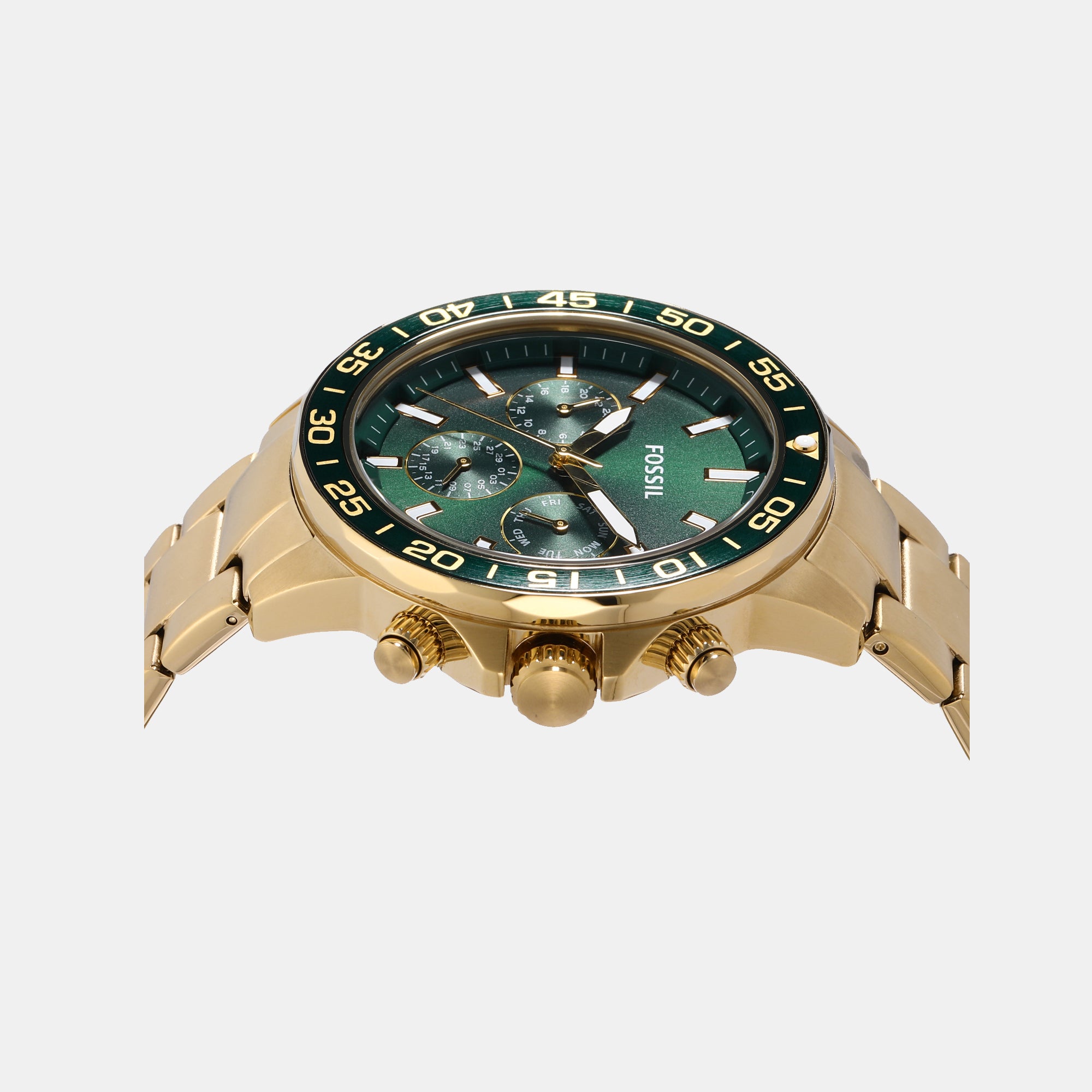 Fossil Couple Round Green watch