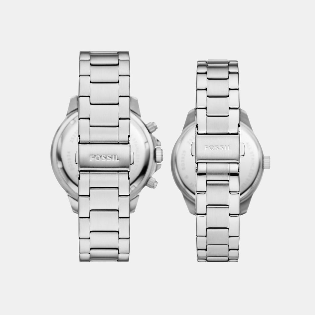 Fossil Couple Round Blue watch