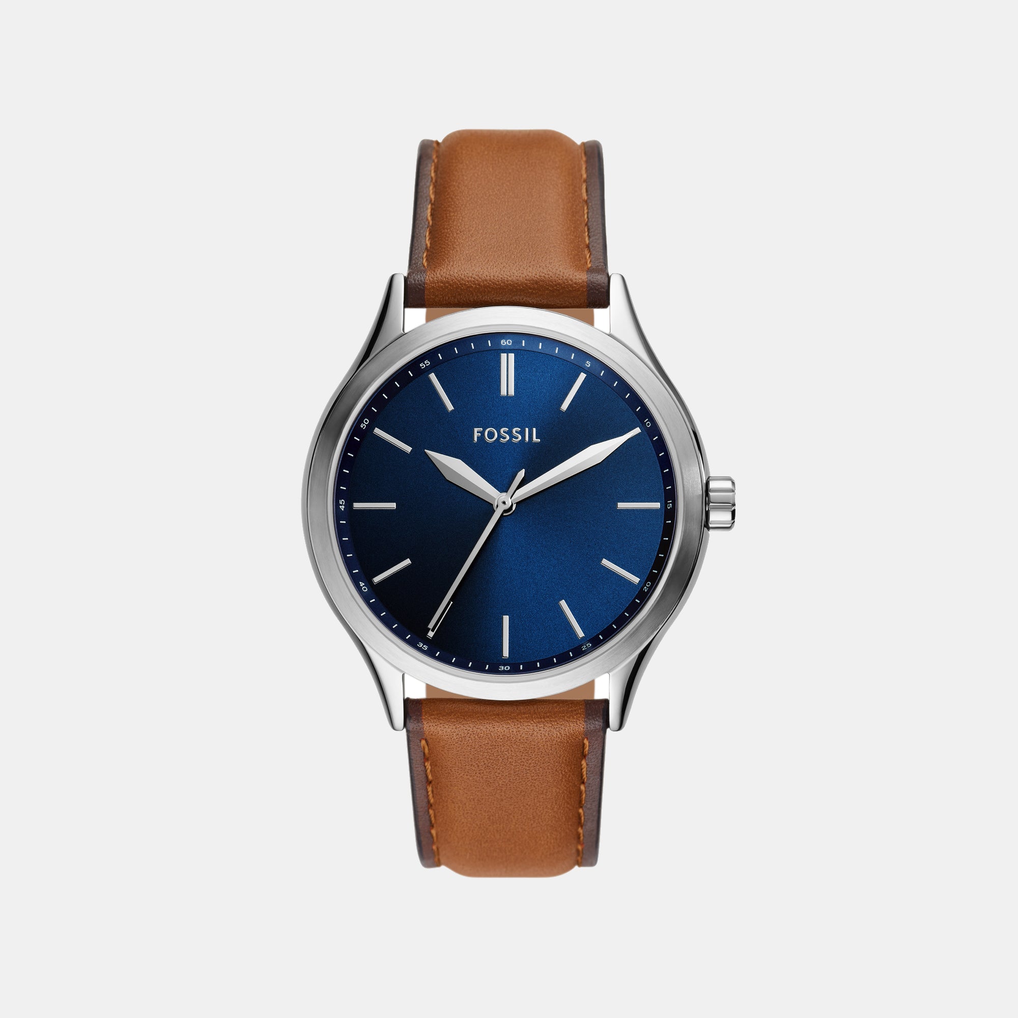 Fossil Round Blue Analog watch