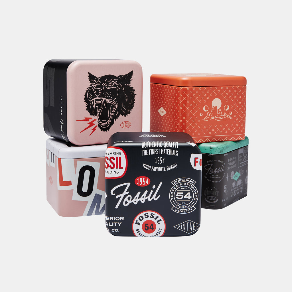 Fossil Leather Blue watch