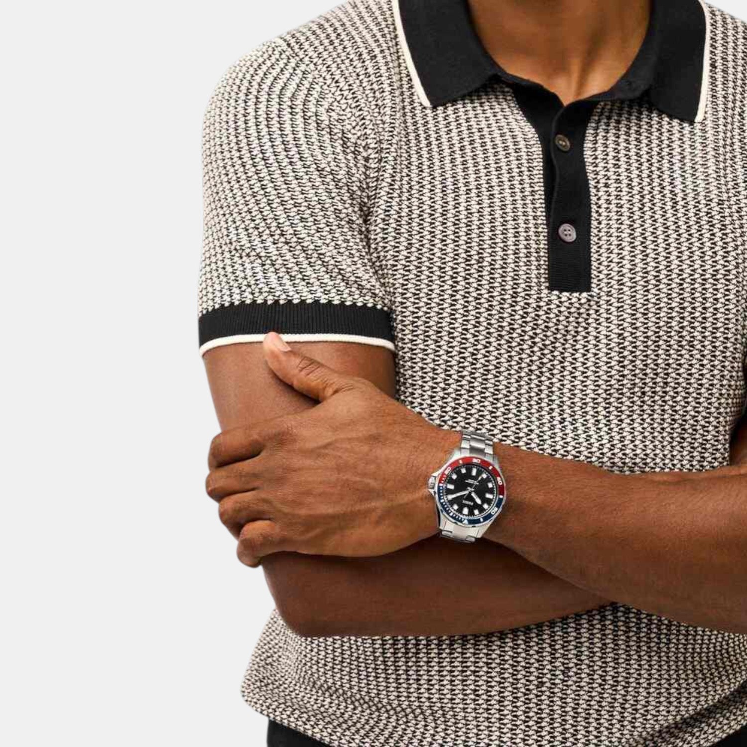 Men Quartz Black Dial Analog Watch BQ2883