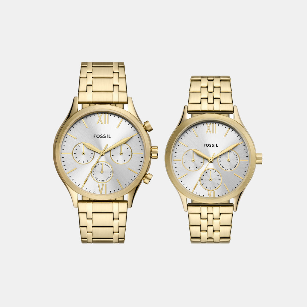 Fossil Round Silver Multi-Function watch