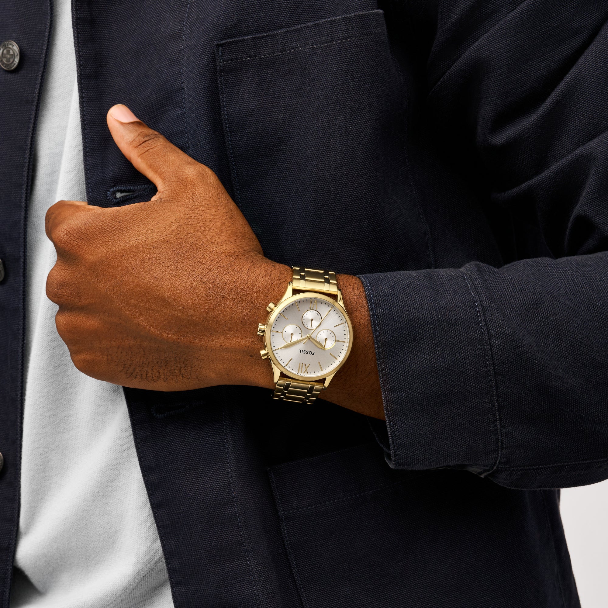 Fossil Stainless Steel Round watch