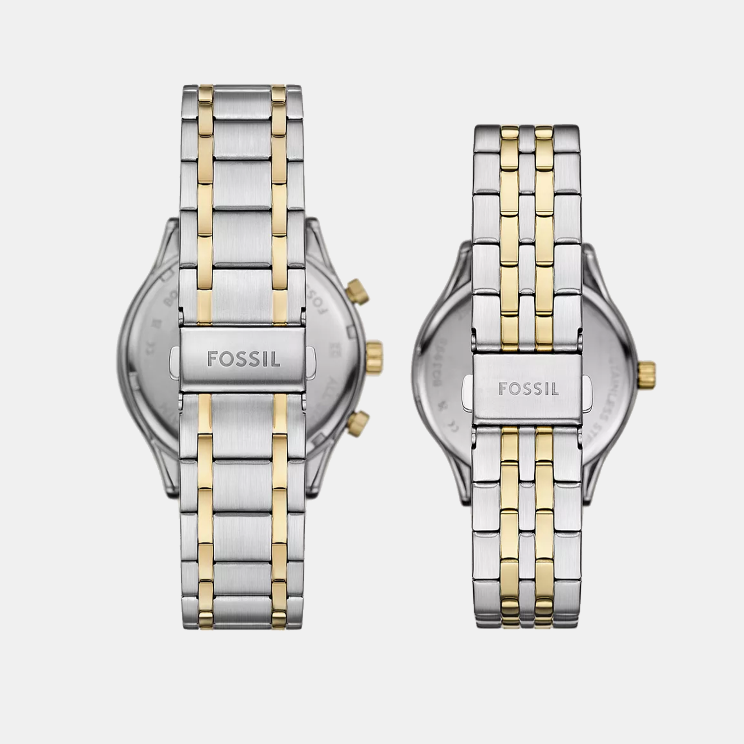 Fossil Couple Round Blue watch