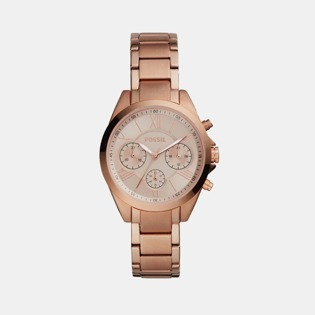 Fossil Round Rose Gold Chronograph watch