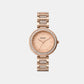 Karli Women Quartz Rose Gold Dial Analog Stainless Steel Watch BQ3181