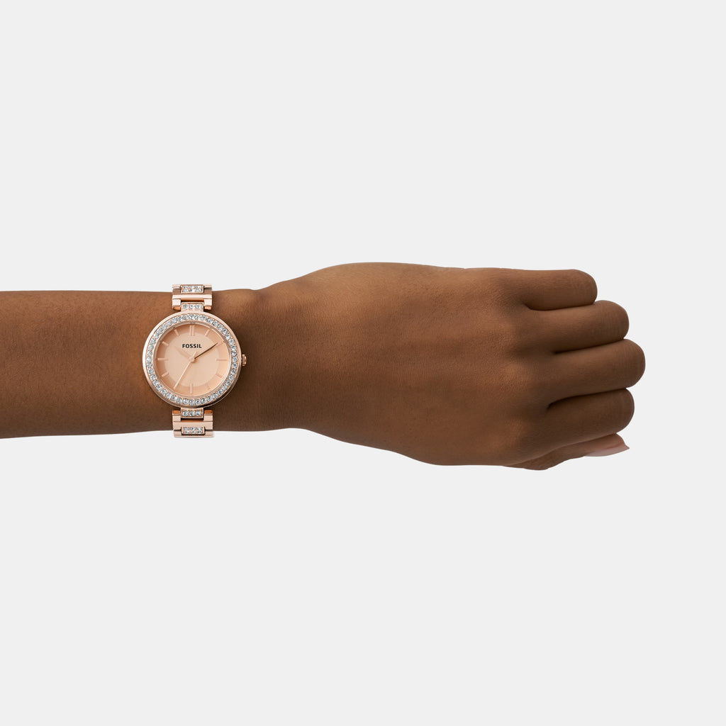 Fossil Women Round Rose Gold watch