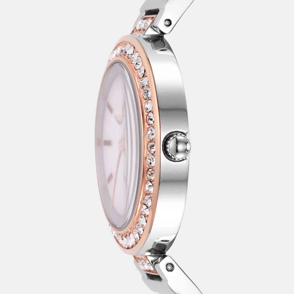 Karli Women Quartz Mother Of Pearl Dial Analog Stainless Steel Watch BQ3337