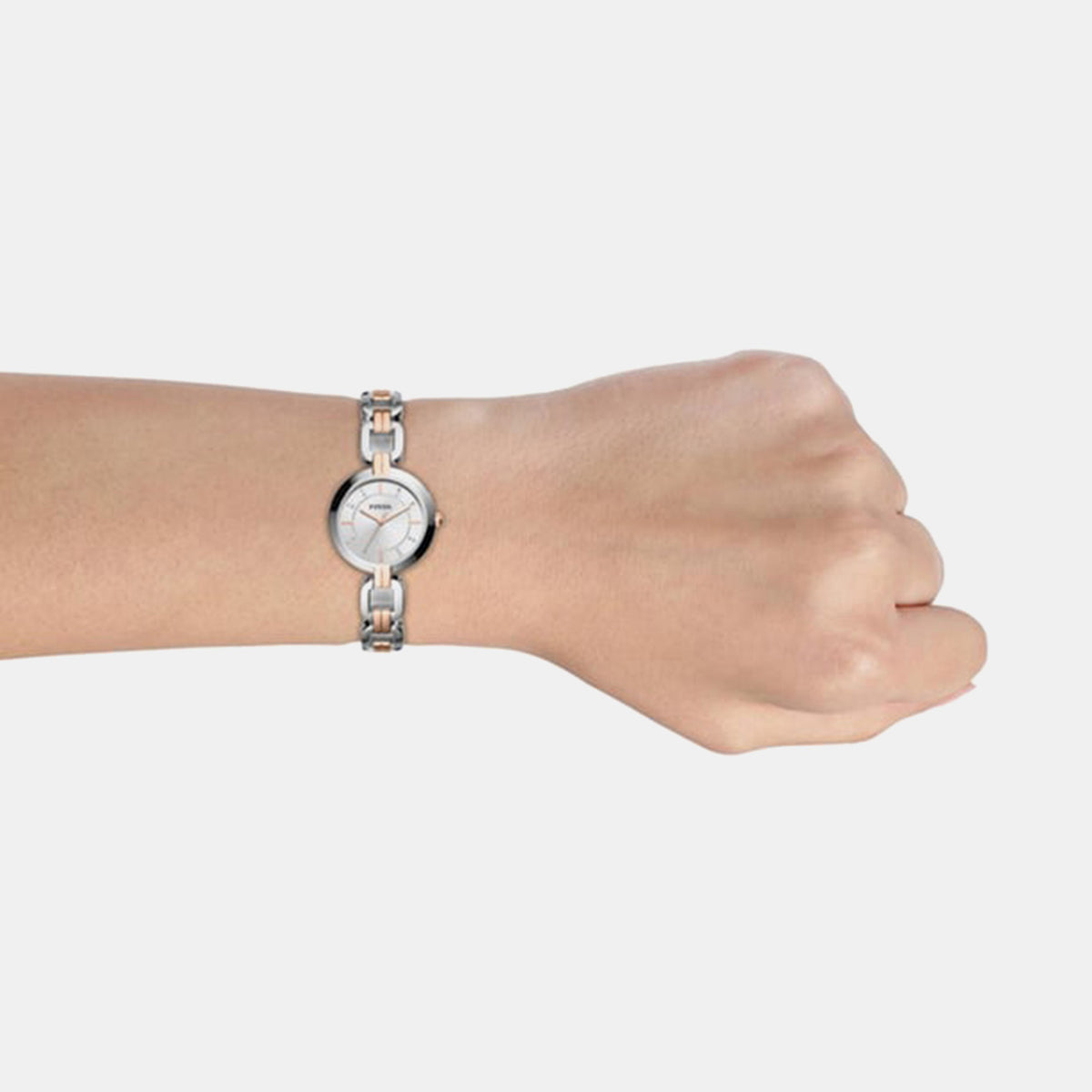 Kerrigan Women Quartz Silver Dial Analog Stainless Steel Watch BQ3341