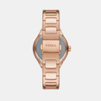 Eevie Women Quartz Rose Gold Dial Multi-Function Stainless Steel Watch BQ3721