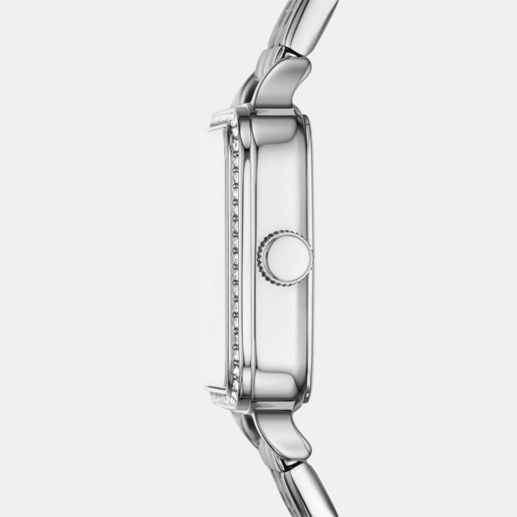 Colleen Women Quartz White Dial Analog Stainless Steel Watch BQ3981