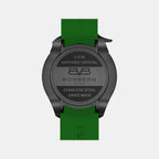 Racing Muscle Men Quartz Green Dial Chronograph Silicone Watch BS45CHPBA.059-24.12