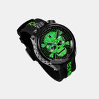 Heritage Men Quartz Green Dial Analog Silicone Watch BS45CHPBA.072-1.12