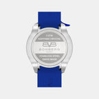 Racing Muscle Men Quartz Blue Dial Chronograph Silicone Watch BS45CHSP.059-21.12