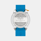 Racing Muscle Men Quartz Blue Dial Chronograph Silicone Watch BS45CHSP.059-22.12