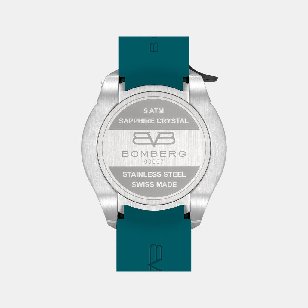 Racing Muscle Men Quartz Petrol Dial Chronograph Silicone Watch BS45CHSP.059-29.12