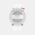 Racing Carbon Men Quartz White Dial Chronograph Silicone Watch BS45CHSP.059-32.12