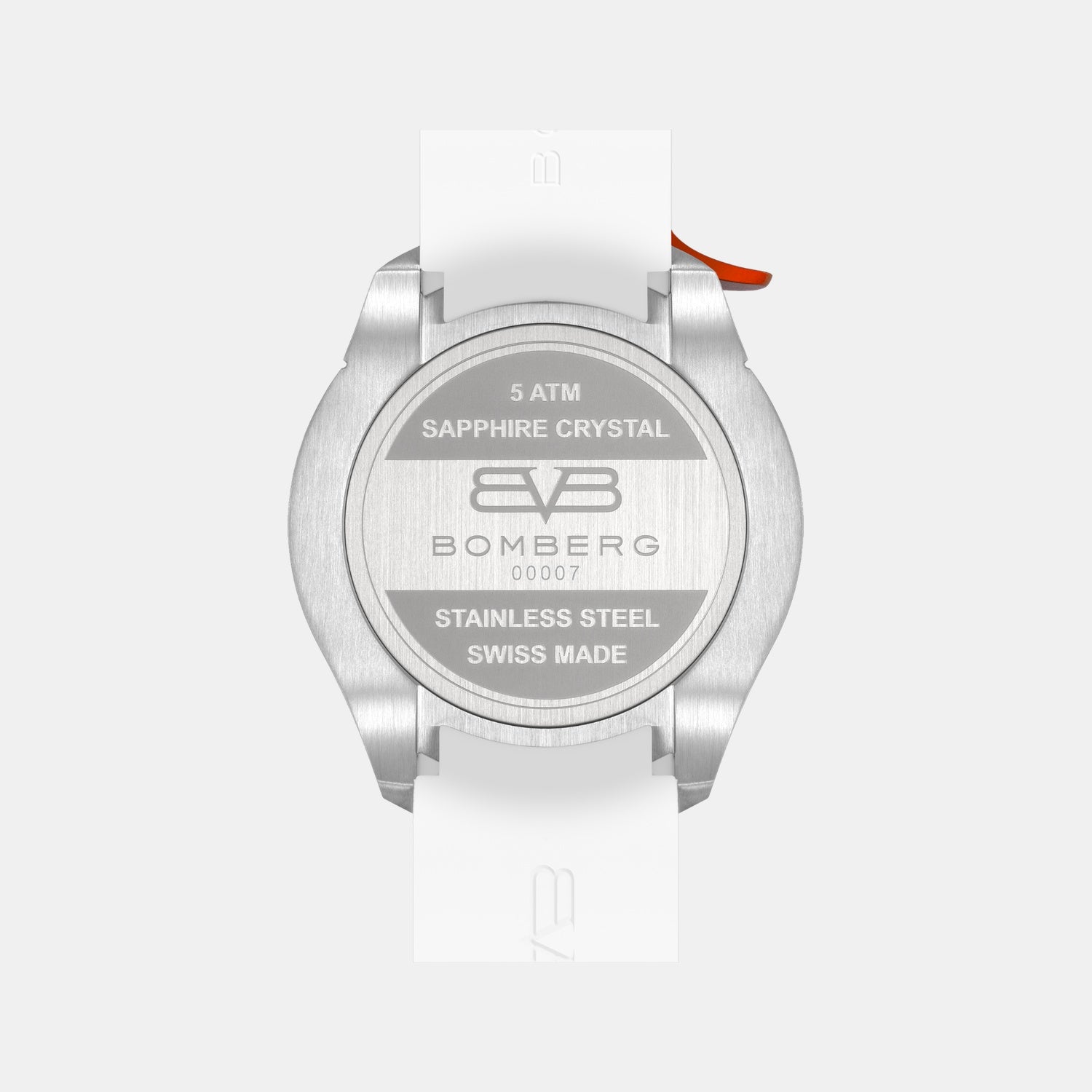 Racing Carbon Men Quartz White Dial Chronograph Silicone Watch BS45CHSP.059-32.12