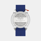 Racing Carbon Men Quartz Blue Dial Chronograph Silicone Watch BS45CHSP.059-8.2.12