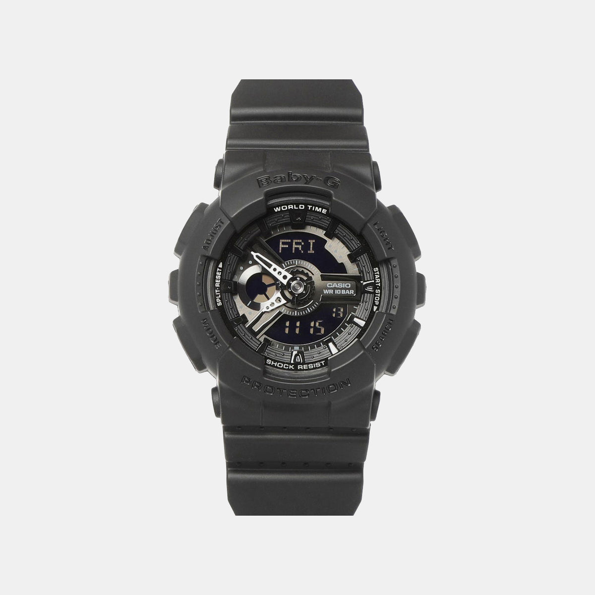 Baby-G Women Quartz Black Dial Analog-Digital Resin Watch BX023