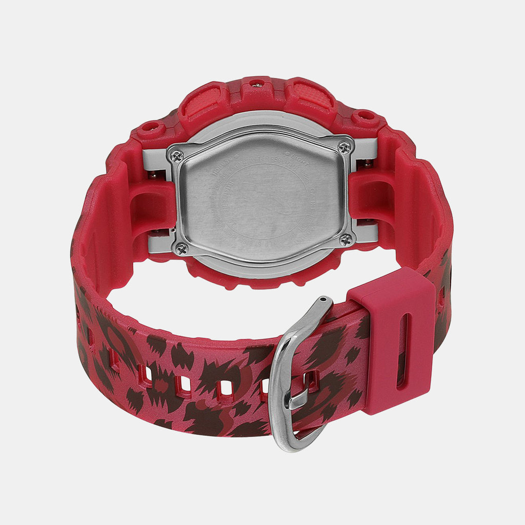 Baby-G Women Quartz Pink Dial Analog-Digital Resin Watch BX033
