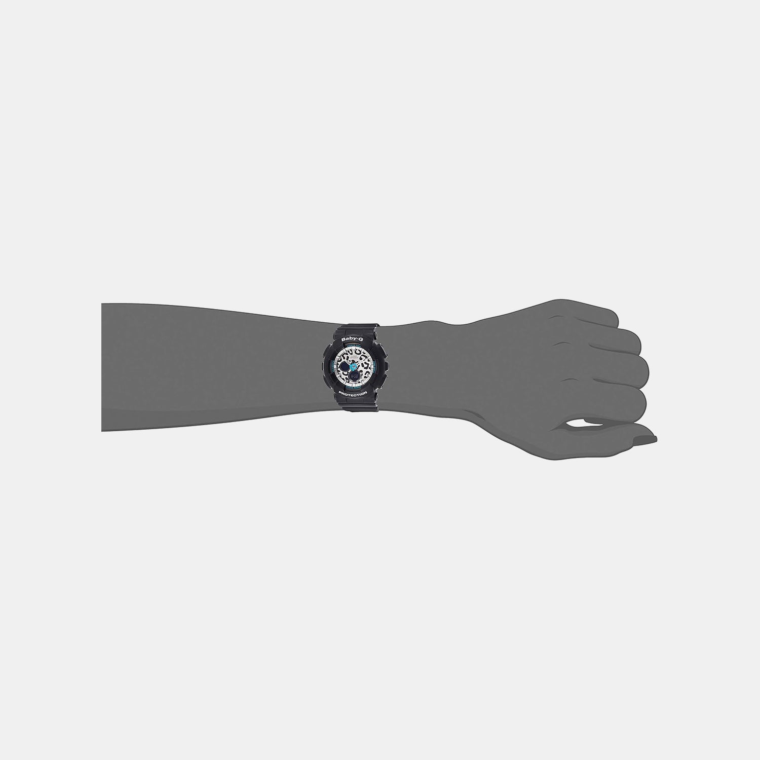 Baby-G Women Quartz White Dial Analog-Digital Plastic Watch BX040