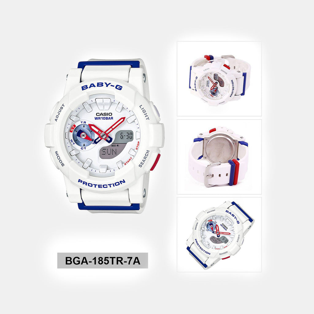 Women Quartz White Dial Analog Resin Watch BX056