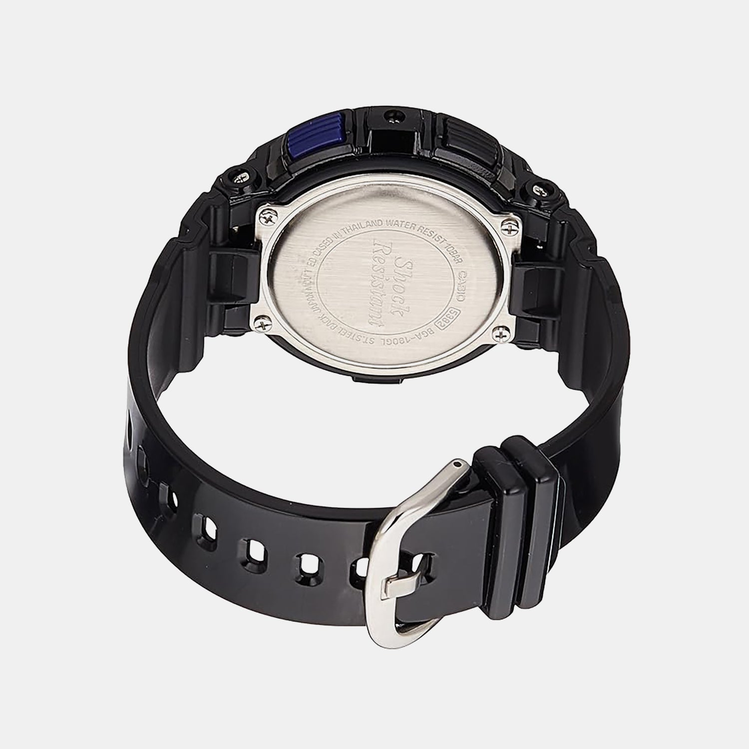 Baby-G Women Quartz Blue Dial Analog-Digital Resin Watch BX057