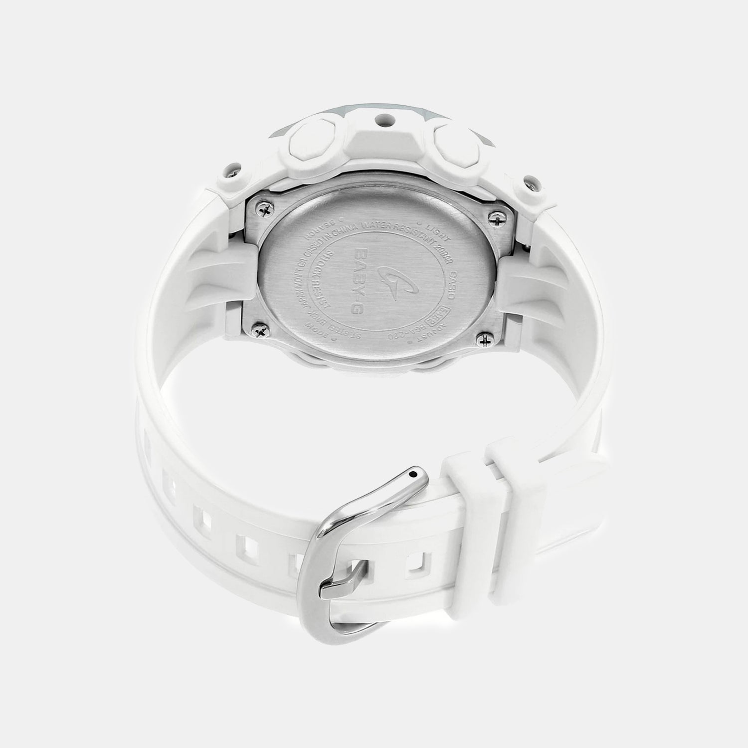 Baby-G Women Quartz White Dial Analog Resin Watch BX059