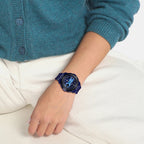 Baby-G Women Quartz Blue Dial Analog-Digital Resin Watch BX061