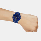 Baby-G Women Quartz Blue Dial Analog-Digital Resin Watch BX069