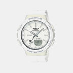 Baby-G Women Quartz White Dial Analog-Digital Resin Watch BX097