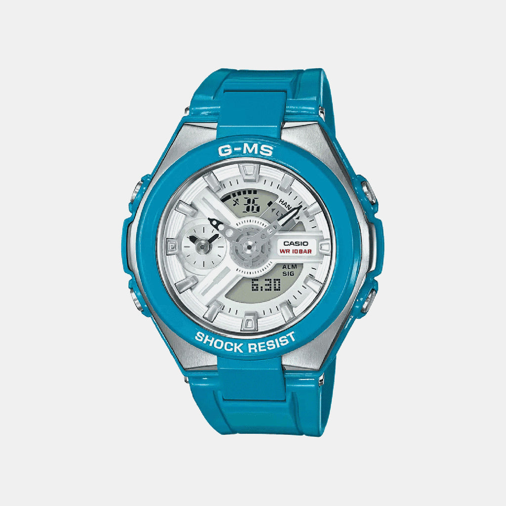 Baby-G Women Quartz Silver Dial Analog-Digital Resin Watch BX113