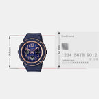 Baby-G Women Quartz Blue Dial Analog-Digital Resin Watch BX137